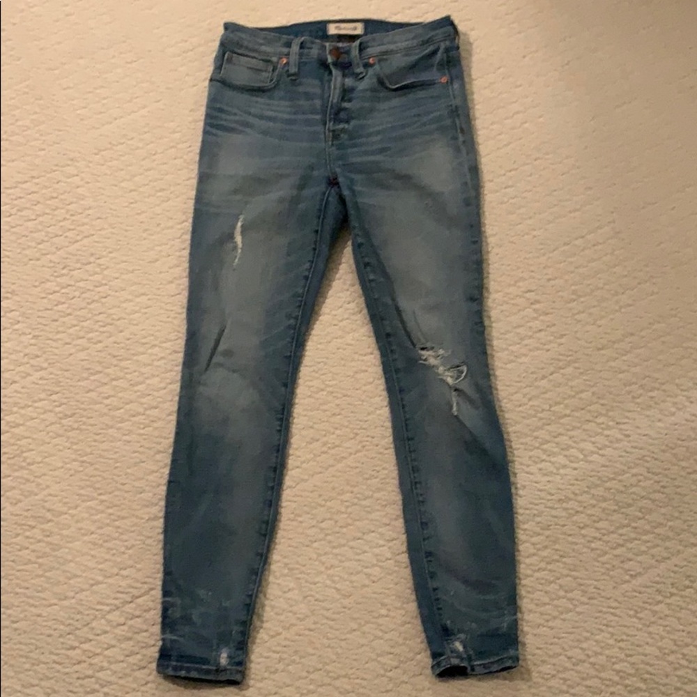 Madewell 9” High Rise Skinny Jeans